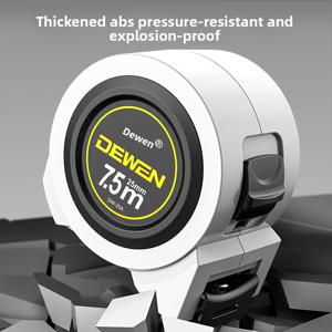 TEMU 정교한 독일산 줄자 | 두꺼운 내구성, 고정밀, ABS 소재, 건설, 산업, 목공용, 5미터 및 7.5미터 줄자|줄자