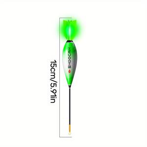 TEMU 미끼 감지, 높은 가시성, 저조도 환경, 모래방자루 낚시, 바다 낚시 및 대형 루어 낚시에 적합한 색상 변경 조명이 있는 낚시용 부유체 (배터리 미포함). 야간 사용을 위해 설계되었습니다.