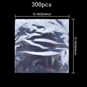 TEMU 300개입 열밀봉 방수 소형 포장백 - 비누, 오일, 캔들, 수제 공예용 내구성 강한 개별 밀봉 포장 (열밀봉기 필요)