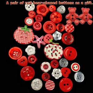 TEMU 20가지 랜덤 패턴 * 선물용 레드 베어 모양 버튼 한 쌍 * 고급스러운 봄날 시리즈 소형 플라스틱 DIY 핸드메이드 버튼, 스크랩북, 의류 장식, 에스테틱 액세서리/저널용 정교한 마카롱 멀티 컬러 플라워 DIY 공예 노브, 스크랩북 용품,저널 장식,플로럴 디자인,귀여운 버튼,수제 디테일,가벼운 버튼,장식 버튼,장식용 단추,저널 키퍼,패션