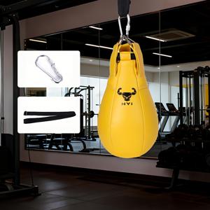 TEMU 헤비 듀티 PU 가죽 스피드 볼, 복싱 소형 샌드백, 회피 반응 볼, 걸이형 홈 배어형 샌드백, 풀업 행잉 복싱 훈련 장비, 모래 충전 샌드백, 복싱 백, 무술, 복싱에 적합|모래주머니