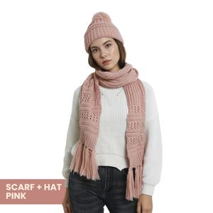 TEMU 극도로 따뜻한 스카프와 모자 세트, 남녀공용 따뜻한 넥 게이터 & 비니, 방한 두꺼운 비니 & 긴 스카프