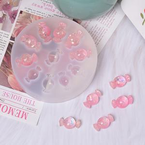 TEMU 11홀 소형 장식품 스퀴즈 실리콘 몰드 (레진 캐스팅용), 왁스 제품, 양초, 석고 및 레진에 적합