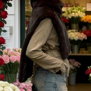 TEMU 새로운 여성 패션, 우아하고 편안함, 따뜻한 칼라, 루즈핏 민소매 스웨터 조끼 탑