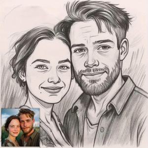 TEMU 2D 평면, 맞춤형 2D 평면 액자 없음 - 맞춤 숯 초상화 캔버스 벽 예술, 독특한 선물, 생일 및 기념일에 완벽한 룸 데코 포스터 및 프린트, 선물용 예술 벽 캔버스 그림, 포스터 및 프린트, 할로윈 크리스마스 선물, 반려동물, 가족, 커플, 친구, 결혼식 그림, 드로잉 예술 용품, 2D 평면