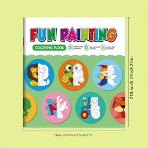 TEMU 그림책은 야생 동물, 농장 동물, 새, 개구리를 묘사합니다. 이 매력적인 채색 책은 교육적 영감을 제공하여 신학기 미술 용품, 페인팅 및 채색 활동에 적합합니다. 창의적인 학습 및 낙서 예술입니다.