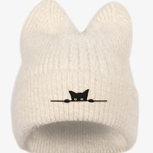 TEMU 여성용 겨울 따뜻한 비니, 스타일리시하고 귀여움, 부드럽고 편안함, 휴일 선물로 완벽