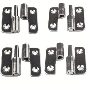 TEMU 8개 1.5인치 분리형 도어 힌지, 리징 버트 리프트 오프 도어 힌지, 슬립 조인트 플래그 힌지 (오른손용 4개 + 왼손용 4개)