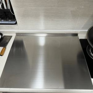 TEMU 2026 헤비듀티 두꺼운 스테인리스 도마 - 미끄럼 방지 표면의 대형 두꺼운 도마, 고기, 채소, 베이킹에 적합한 헤비듀티 대형 도마 - 요리사 및 전문 주방에 이상적