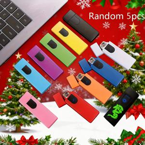 TEMU 방풍 전자 라이터, USB 충전식 휴대용 터치형 라이터, ABS 재질, 캠핑, 발렌타인데이, 추수감사절, 크리스마스, 할로윈 및 아버지의 날 선물로 이상적인 선택