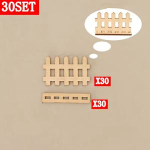TEMU 30세트 목재 펜스 장식 DIY 페인팅 데코 홈 데코 가든 데코 미니 펜스 장식 생일 결혼식 테마 파티 장식 룸 데코 휴일 장식 크리스마스 새해 추수감사절 할로윈 장식 시골 결혼식 코티지 장식 가든 장식 봄 파티 장식 휴일 기념품 선물