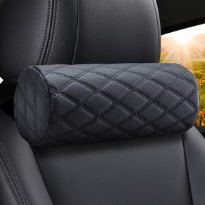 TEMU 차량 및 목 베개 | 사계절 사용 가능, 부드럽고 느린 반동 스펀지 충전재, 편안하고 부드러움, 폴리에스터 섬유, 범용|목베개