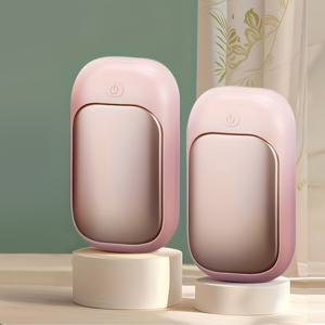 TEMU 2개 USB 휴대용 전기 패드 - 캠핑 및 크리스마스 선물용 자석 충전식 온열기 - USB 충전 패드 (저전압 작동, 어린이 & 노인용)