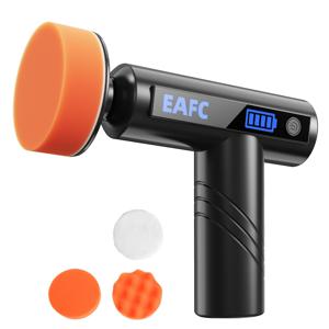 TEMU EAFC 배터리 디스플레이 무선 자동차 왁싱 기계, 스크래치 수리용 컴팩트 폴리셔 및 다기능 휴대용 폴리싱 도구