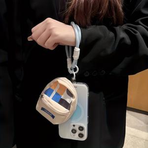 TEMU 휴대폰 끈 (Zero 지갑, 키체인, 헤드폰, 백팩 펜던트 포함), 휴대용 손목 분실 방지 로프, 패드, 카드 가방 체인, 도난 방지 보관 가방, 신형 모델, 데일리용 끈 & 손목 스트랩