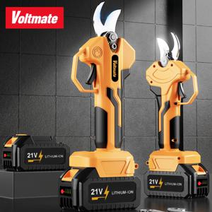 TEMU [국내발송] 독일 21V BLDC 무선 충전식 다목적 전기가위 4.0ah 스마트 전기 가위 4.0ah 스마트 전기량 배터리 2개 세트|전동채칼