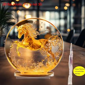 TEMU 2D 평면, 투명 내구성 갤러핑 디스크 & 말 아크릴 장식 - 2D 말 디자인, 가벼운 테이블/벽 장식, 결혼식, 생일, 사무실용 - 조립 불필요, 우아한 경마, 2D 평면 , 부활절, 결혼식, 라마단, 마르디 그라, 쾰른 카니발, 카니발, 공예