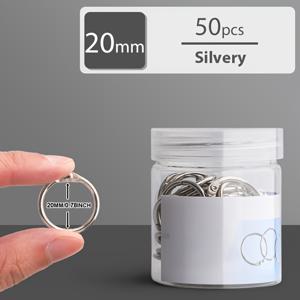 TEMU OBOS /40/50mm 메탈 바인더 링, 책 링, 루스리프 종이 책/인덱스 카드/사진 앨범 바인딩 클립 (사무용품)