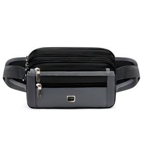 TEMU 남성용 멀티 레이어 벨트백 & 크로스바디백 - 가벼운 현금지갑 & 휴대폰 홀더, 조절 가능한 스트랩 & 지퍼 잠금, 핸즈프리 아웃도어/여행/비즈니스 (캐주얼 스타일) | 외출용 벨트 슬링백