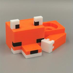 TEMU 1개 픽셀 폭스 스마트워치 충전 스탠드, 3D 표면 - 삼성 & 애플 워치 시리즈 1-9, SE, 울트라 호환 - 컬러풀, 게임 영감 디자인, 크리스마스, 생일 선물로 이상적인 동물 애호가용 스마트워치 액세서리|스마트워치