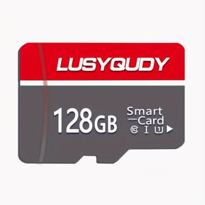 TEMU 1pc LUSYQUDY 128GB/64GB/512MB 고속 플래시 메모리 TF 카드 어댑터 - A1 C10 메모리 카드, 태블릿, 카메라, 휴대폰, 노트북, 컴퓨터, 자동차 스피커, 게임 콘솔에 적합 - 안전한 파일 저장, 아름다운 메모리 카드 디자인, 내구성 있는 구조, 디지털 카메라에 사용