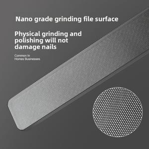 TEMU 5개입 한국 스타일 나노 광택 유리 네일 파일, 네일 부핑 및 광택용, 나일을 부드럽게 다루는 나노 입자 연마 표면 특징
