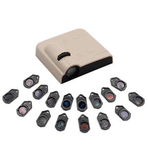 TEMU 1개 램프 + 16개 필름 오로라 달 은하 프로젝션 슬라이드 배경 행성 프로젝터 장식 조명 (차량 장식 SUV, 발렌타인데이, 할로윈, 크리스마스 및 생일 선물용, 배터리 미포함)