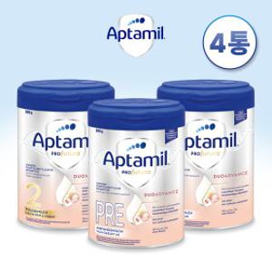 [해외직구(독일직항)] 압타밀 프로푸트라 듀오어드밴스 HMO 프레 1단계 2단계 800g 4통세트