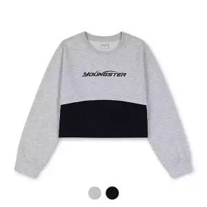 [폴햄키즈] 영스터 여아 경량 더블니트 레이어드 크롭 긴팔티_PYE3TS2710