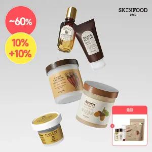 [스킨푸드][택1] 패드60매 + (증정) 캐롯패드10매 + 레몬딜버터푸드마스크20g