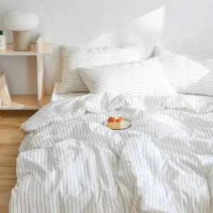 안데스 차콜 국내산 60수 고밀도 호텔식 무봉제 차렵이불/세트(SS)(Q)