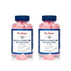 닥터브라이언 비오틴 5000 복숭아맛, 100구미, 2개