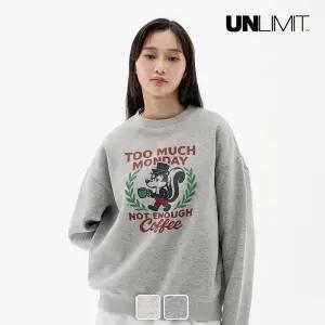 [택가 69,000원] 언리미트 Monday Crewneck (U25DTTS111) 남녀공용