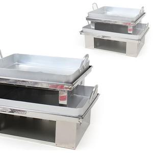 사각케이스/본철 떡볶이판 철판구이 철반그릴 그릴 순대판 구이판 철판 불판 포장마차 용품