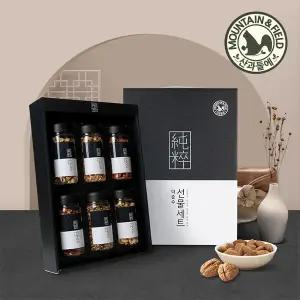 [산과들에] 더순수 6구 프리미엄 설날선물세트 (호두/아몬드/그래놀라/피칸/캐슈넛)