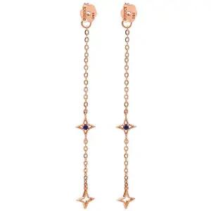 [도로시] 14k 폴라리스 리틀딥블루 이어참(뒷장식)(1개)