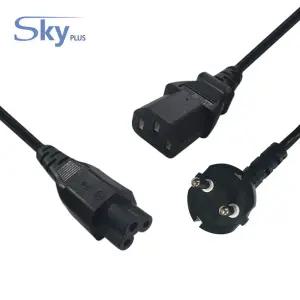 3구 AC전원코드 크로버 육각형 케이블 모니터 TV 노트북 3구 파워코드 0.5m 1.5m 1.8m