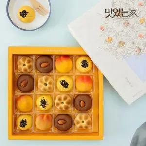 화과방 정생과자세트 +쇼핑백) 16개입 4가지맛 선물세트 화과자 만쥬 앙금