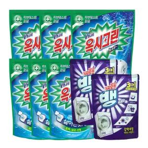 옥시크린 산소계 표백제 2.5kg 6개 이지오프뱅 세탁조 세정제 2개 포함