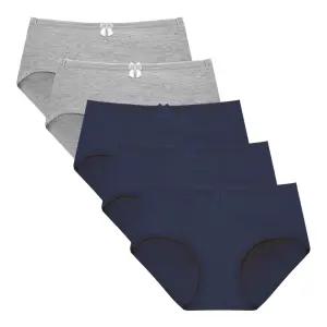 아이엠속옷 데일리 삼각 면팬티 5p 부드러운 순면 여성 빅사이즈 팬티