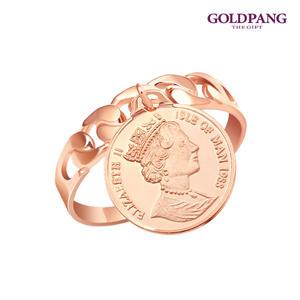 18k 엘리자베스코인 반지 - 로즈골드 ::주문제작::