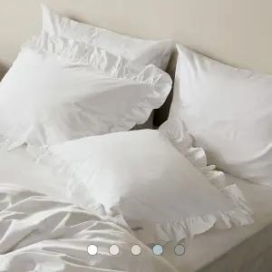 바운티풀 호텔침구 프릴 초광폭 순면 베개커버 60수 50X70 4컬러