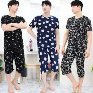여름 시원한 쿨 까실이 캐릭터 남성잠옷 냉감 상하세트 홈웨어 이지웨어 파자마세트(L,XL,2XL,3XL,4XL)