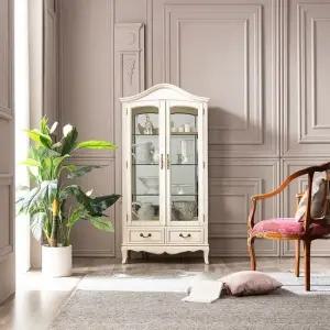 클레식 빈티지 엔틱 수입빈티지엔틱 벨루카 컬러 양문장식장