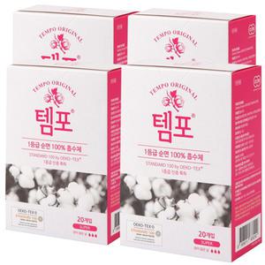 [동아제약] 뉴 템포 슈퍼 체내형생리대 20P X 4개 무료배송