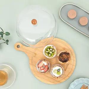 플레이팅 우드도마 뚜껑세트 (원형)