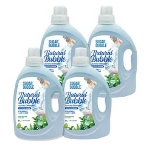 슈가버블 세탁세제 내추럴버블3LX4개1BOX /일반드럼