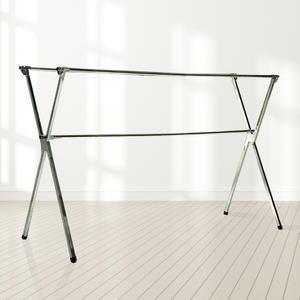 스텐레스 접어서 보관 X자형 이불건조대 빨래건조대 길이조절 초대형 빨래걸이