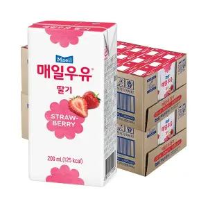 매일 멸균우유 딸기 200ml 48팩