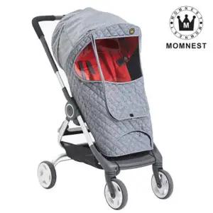 [맘네스트] 스토케 스쿠트 유모차 전용 방한커버 블랙멜란지